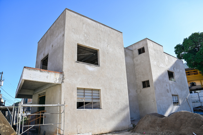 Visita às obras do Cras e UBS de Santo Antônio - prédio Cras