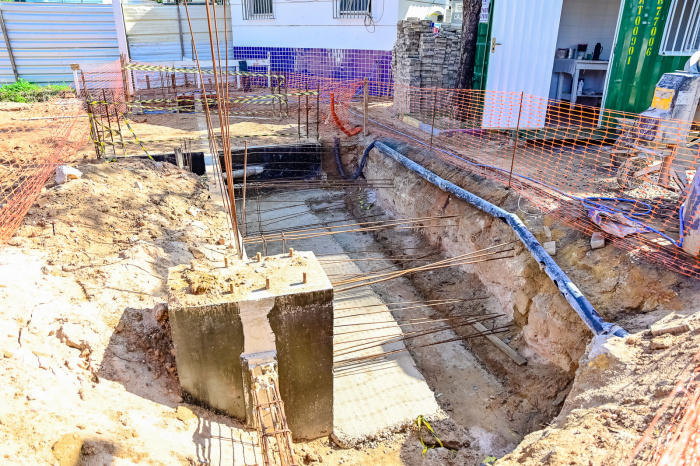 Visita Técnica às Obras de Cobertura da Quadra Poliesportiva da Praça Regina Frigeri Furno