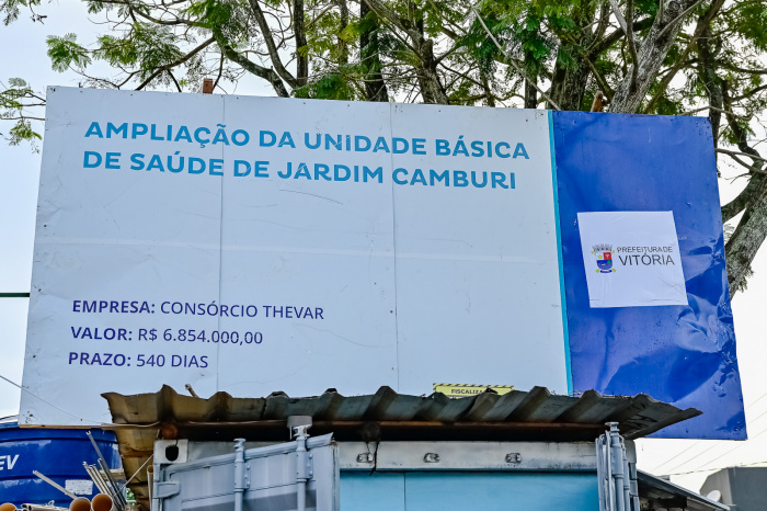Visita técnica às obras de ampliação da UBS de Jardim Camburi