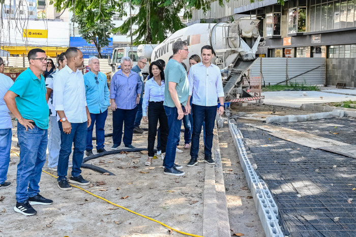Visita Técnica às Obras de Reurbanização da Praça Getúlio Vargas