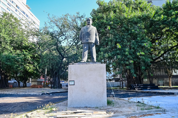 Visita Técnica às Obras de Reurbanização da Praça Getúlio Vargas