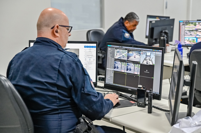 Videomonitoramento no CIOM - Centro Integrado de Operação e Monitoramento