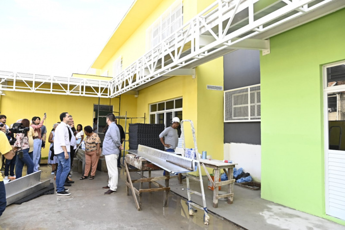 Visita as obras do CEMEI Sebastião Perovano