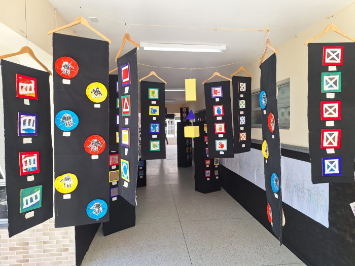 Crianças produzem mostra de arte e música em movimento no CMEI Jacy Alves Fraga, em Tabuazeiro