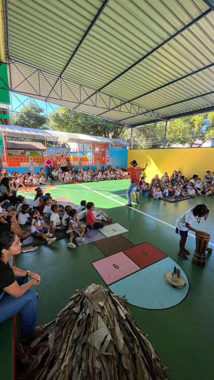 Cultura capixaba encanta crianças no CMEI Luiza Pereira Muniz Corrêa