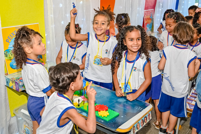 Celebração do Projeto Lego 2025 no CMEI Yolanda Lucas da Silva