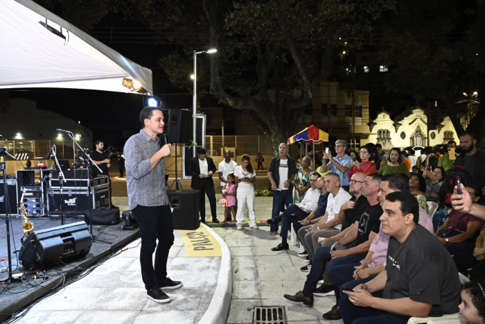 Entrega da reforma da praça Asdrubas Soares