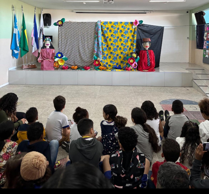 Estudantes fazem a culminância das disciplinas eletivas na EMEF Anacleta Schneider Lucas