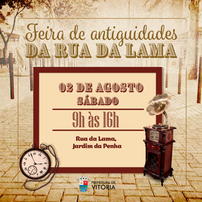 Feira é realizada sempre no primeiro sábado de cada mês.