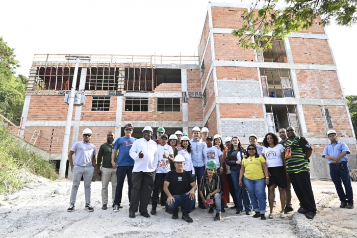 Visita às obras da nova sede da Emef Irmã Jacinta, no Romão