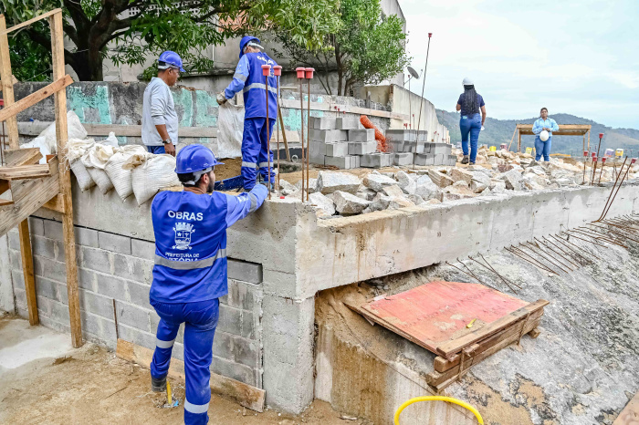 Visita Obras do Mirante no Morro Bonfim