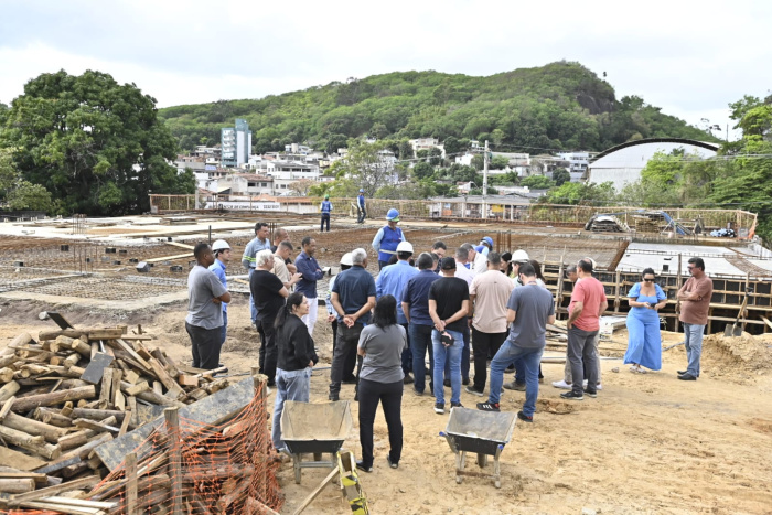 Visita Técnica às obras de ampliação da Emef Eunice Pereira