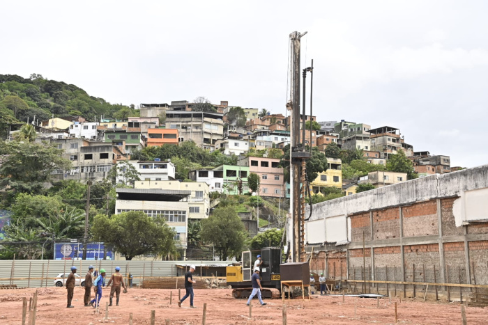 Visita técnica às obras da UPA de Forte São João