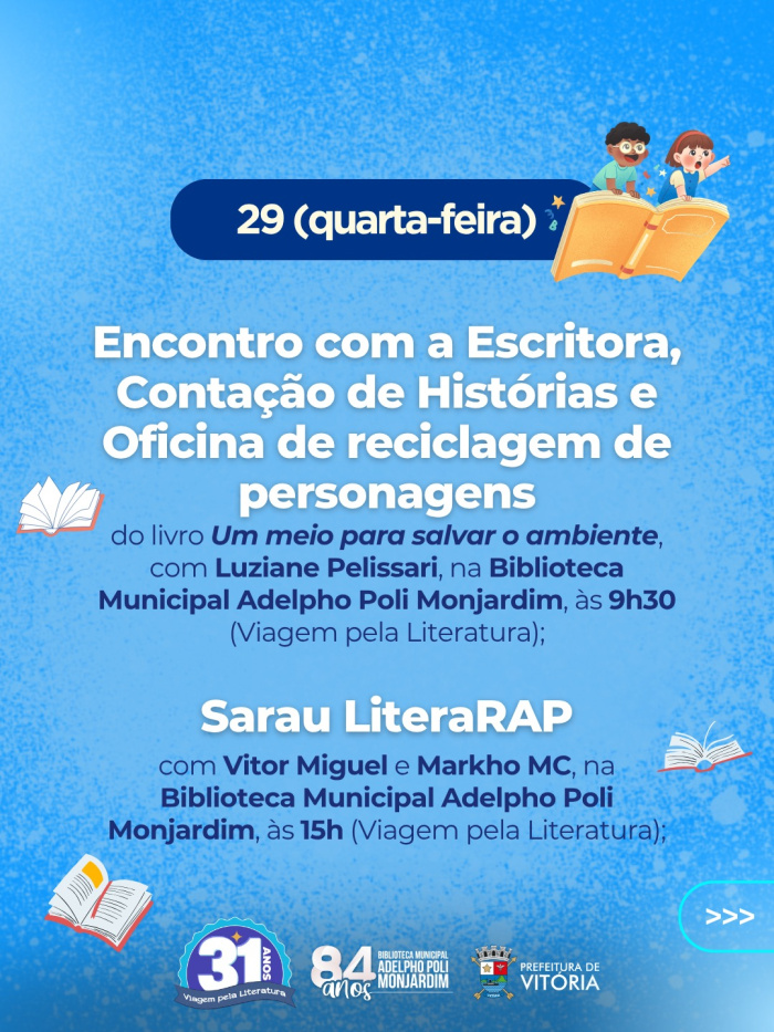 Semana Nacional do Livro e da Biblioteca 2025