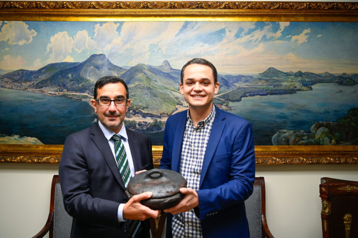 Visita de Cortesia do Cônsul Geral da Argentina, Jorge Enrique Perren