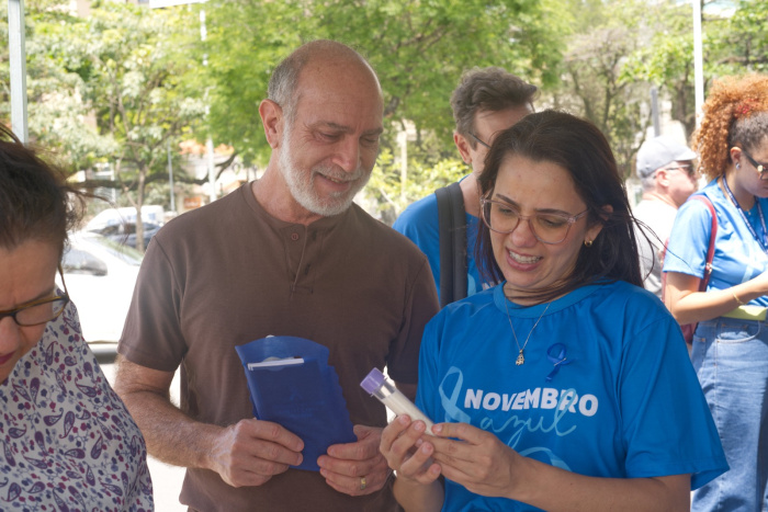 Munícipe Rafael Iulianello elogia orientações sobre alimentação saudável em ação do Novembro Azul