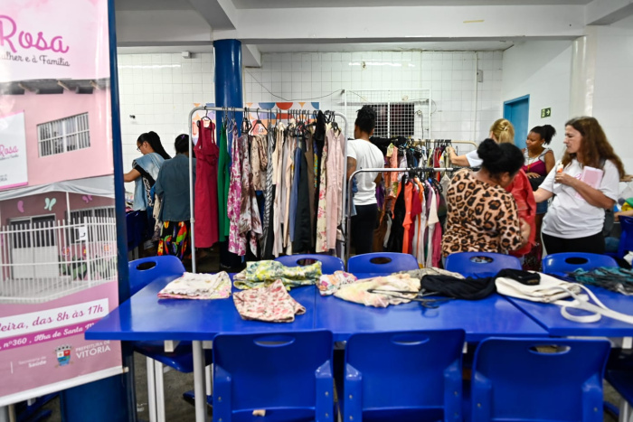 Vitória com Você na EMEF Zilda Andrade, no bairro da Penha