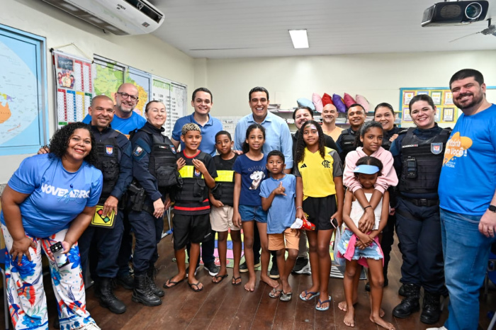 Vitória com Você na EMEF Zilda Andrade, no bairro da Penha