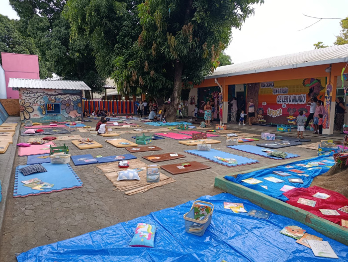 Projeto Pé de Livro fortalece vínculo entre famílias e a leitura no Cmei Ocarlina Nunes Andrade