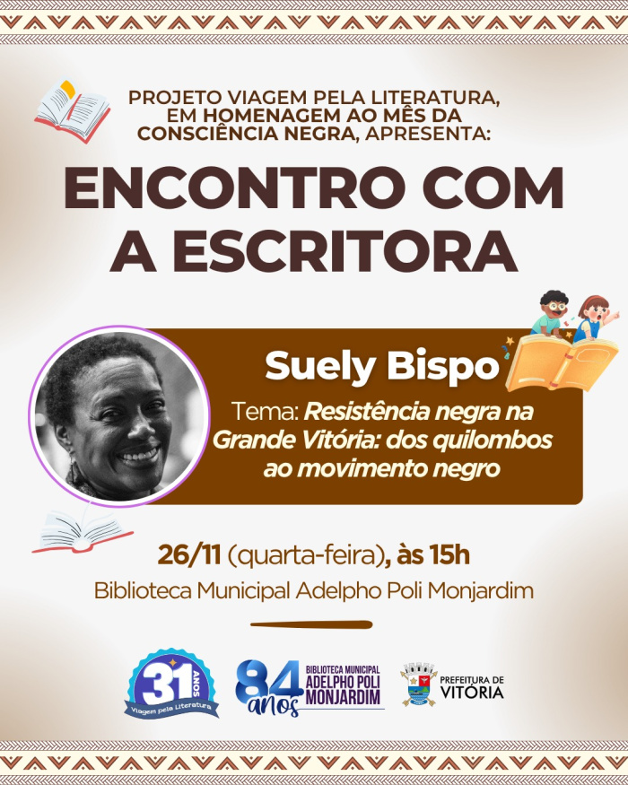 Encontro com a escritora: Suely Bispo