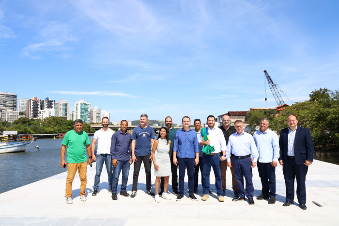 Canal de Camburi: obras avançam e recebem visita técnica de representantes do setor produtivo