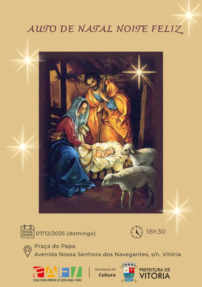 Primeira apresentação será no próximo domingo (7) às 18h30.