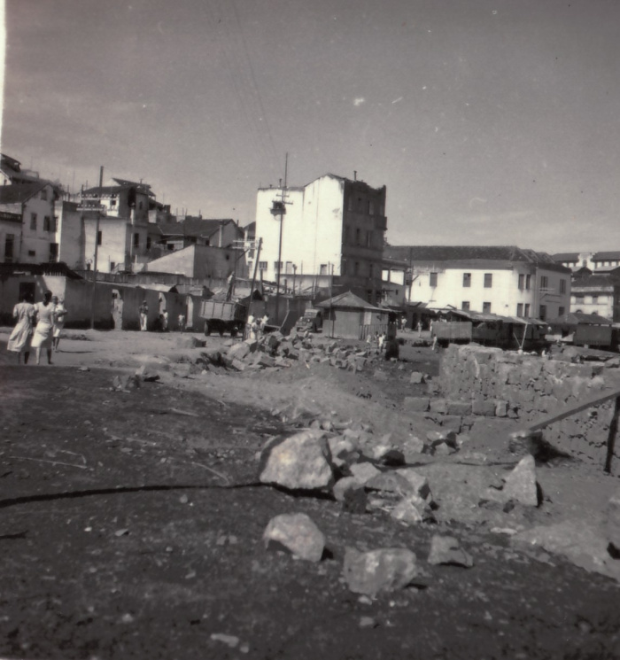 Orla Vila Rubim aterro e muro de arrimo 1940