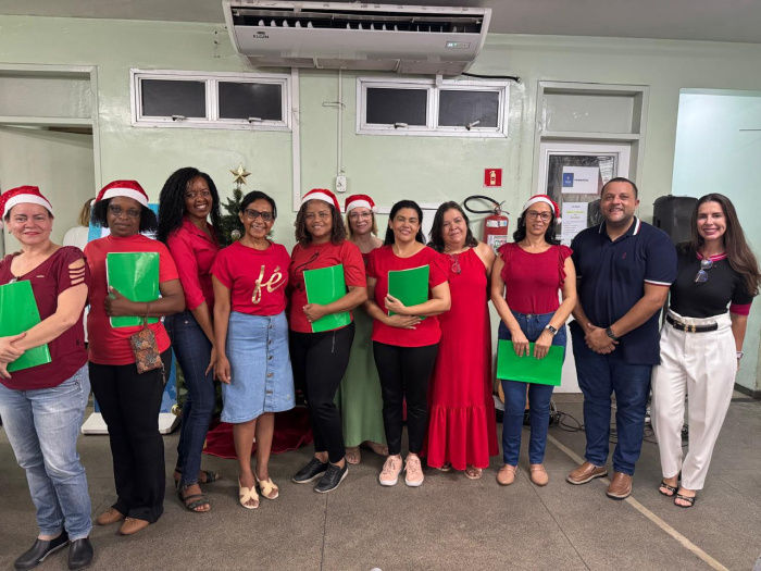 Cantata de Natal na Unidade de Saúde de Santo Antônio