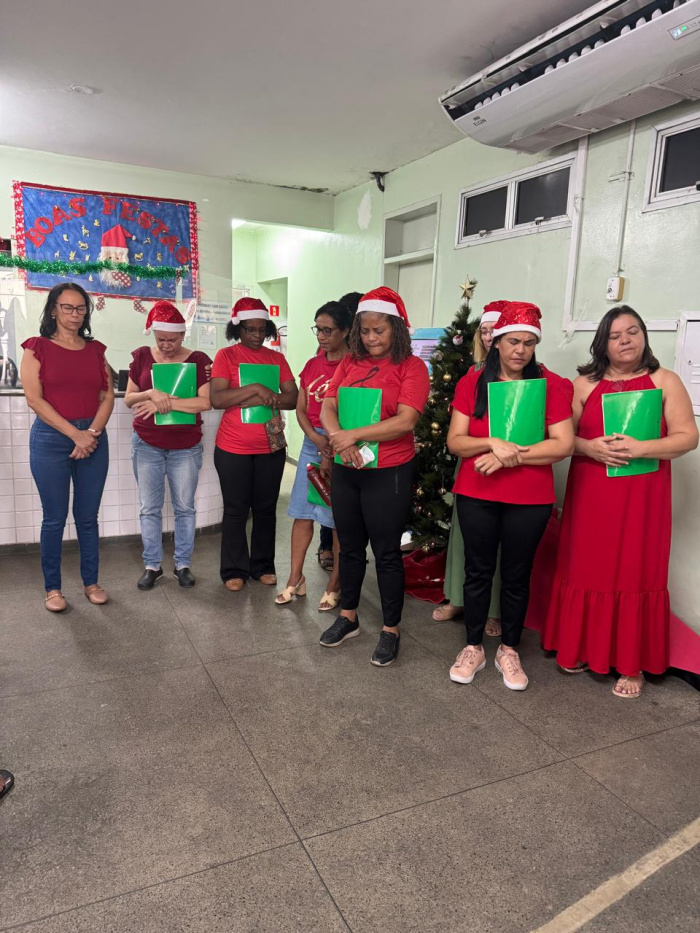 O espírito natalino tomou conta das Unidades de Saúde