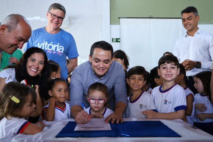 Ordem de Serviço para reforma e climatização do Cmei João Pedro de Aguiar