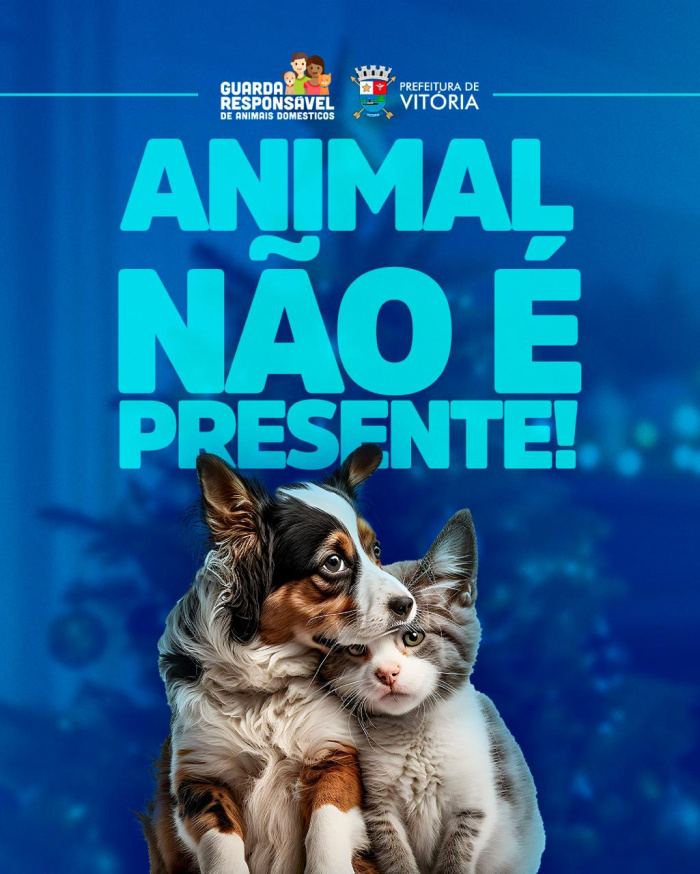 Animal não é presente