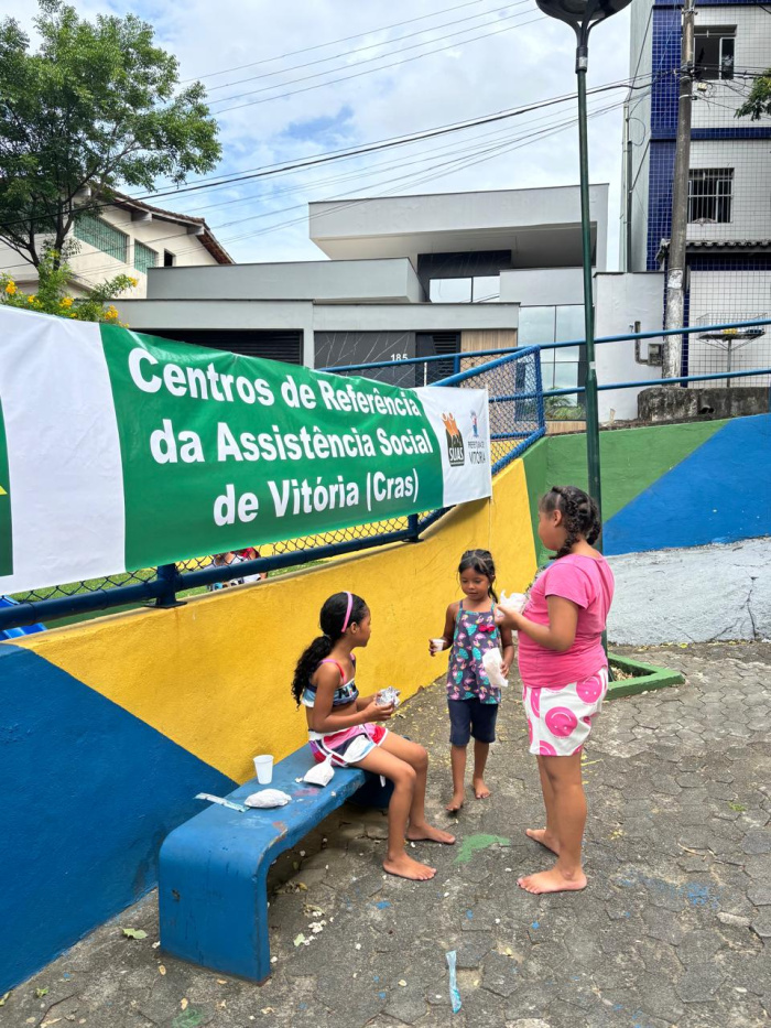 Encontro de famílias do Cras Inhanguetá