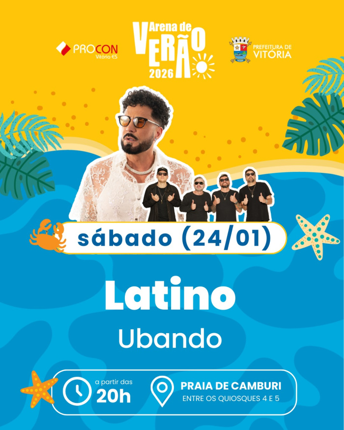Arena de Verão 2026 - Latino e Ubando