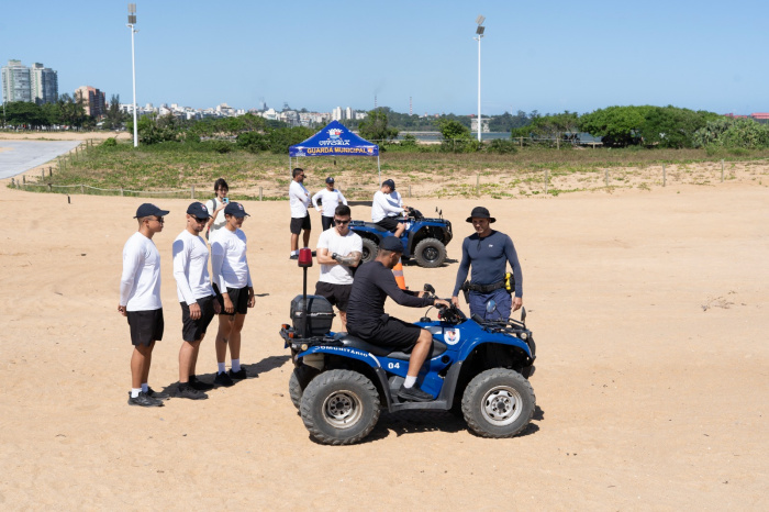 Aulas de quadriciclo para a Guarda de Vitória
