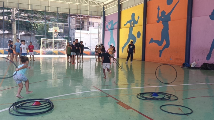 Circuito Kids leva movimento e saúde às crianças da UBS Ilha de Santa Maria