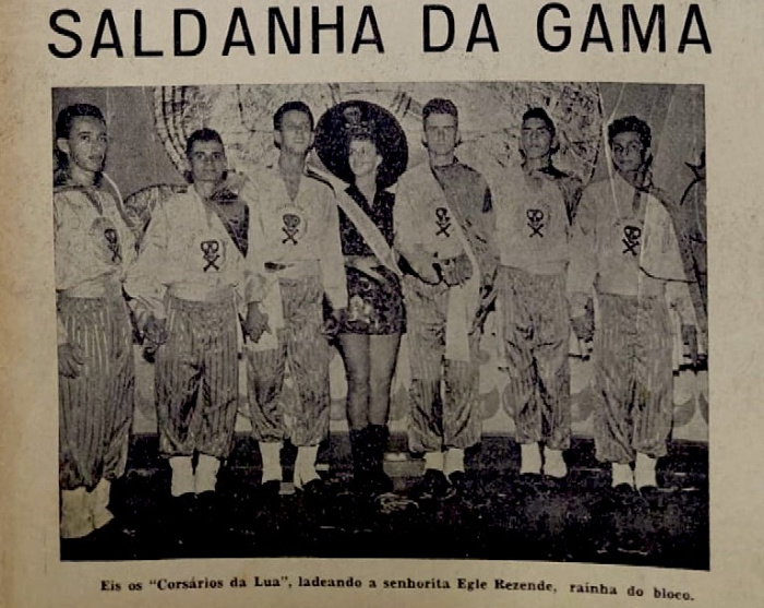 Baile no Clube Saldanha da Gama. Revista Vida Capixaba. 1956