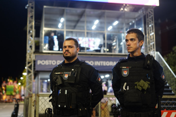 Posto de Comando da Guarda no Carnaval de Vitória