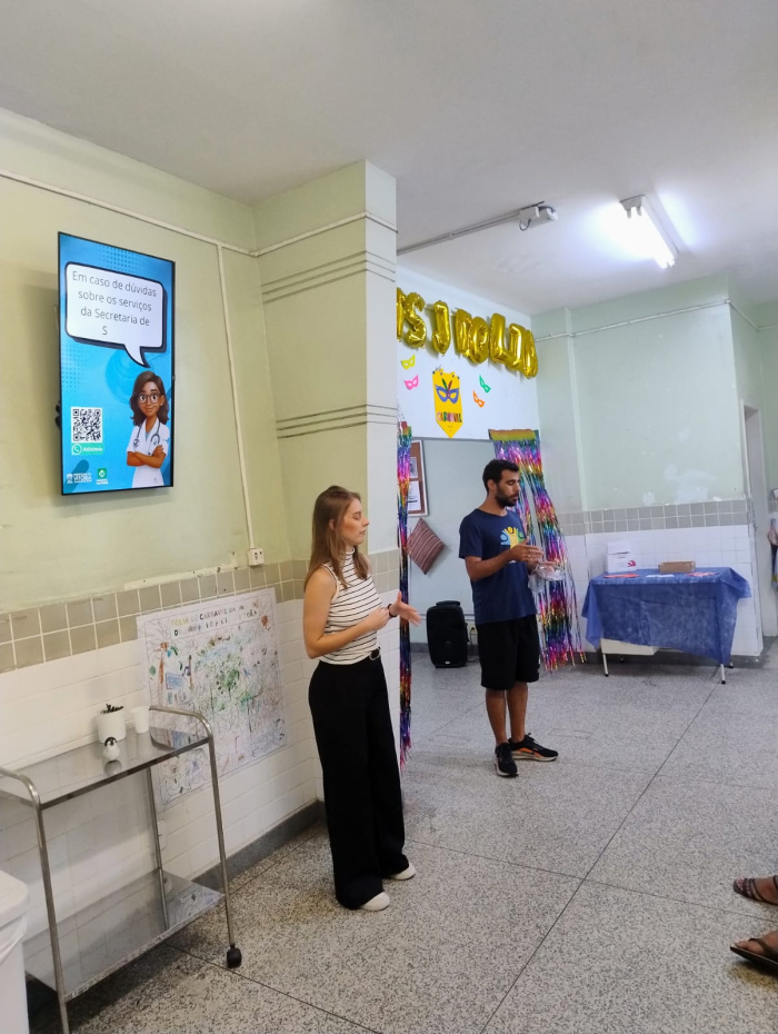Unidade de Saúde do Forte São João promove atividades educativas sobre cuidados no Carnaval