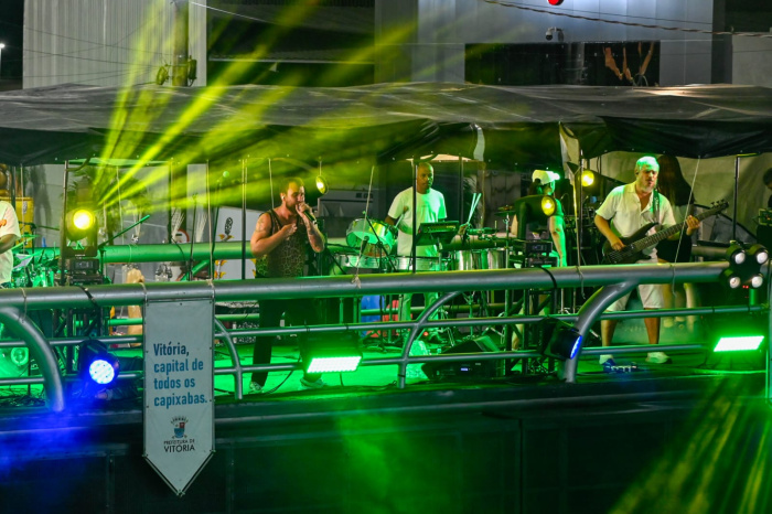 Marcus Rauta apresentou um repertório com clássicos do axé, pagodão baiano e influências nordestinas