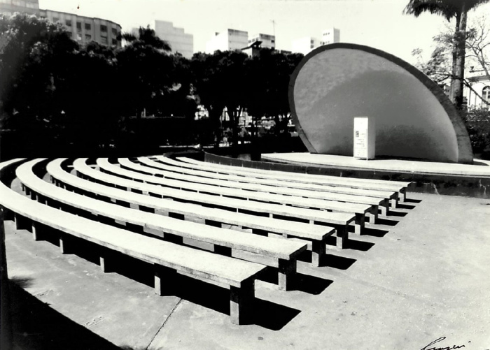 Concha Acústica, como anfiteatro. Foto de Alfredo Mazzei.