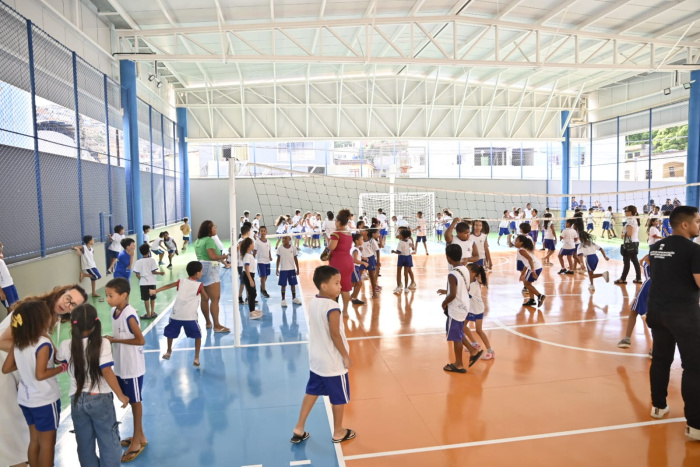 Entrega das Obra da quadra e Reforma da EMEF Amilton Monteiro da Silva