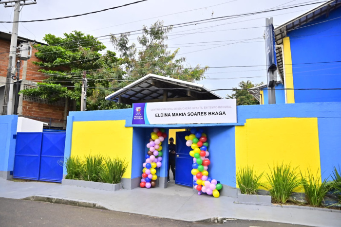 Entrega da reforma e climatização do Cmei Eldina Maria Soares Braga