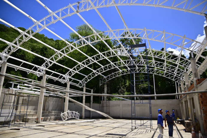 Obras da nova Emef Irmã Jacinta