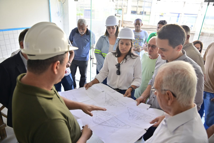 Visita técnica às obras do novo Creas Maruípe