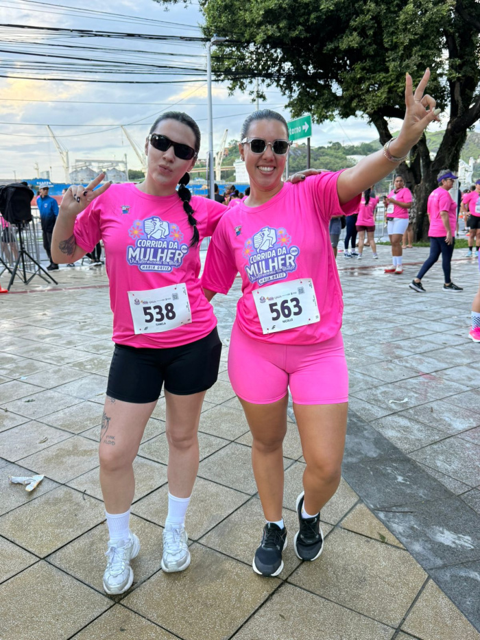 Isabela e Nicolle conseguiram vagas remanescentes e estavam animadas com a 1ª prova das duas.