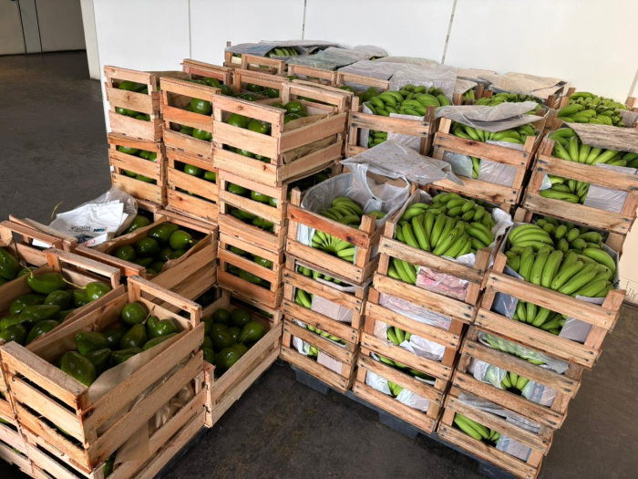 Alimentos da agricultura familiar recebidos pelo Banco Herbert de Souza