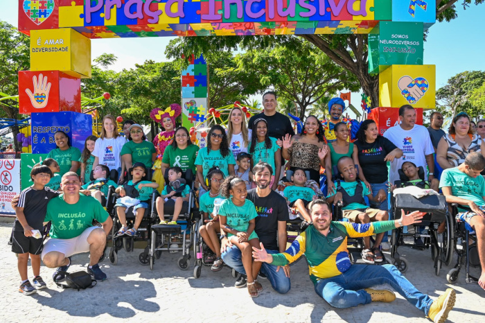 Vitória abriu as portas do primeiro parque da cidade pensado especialmente para pessoas com deficiên