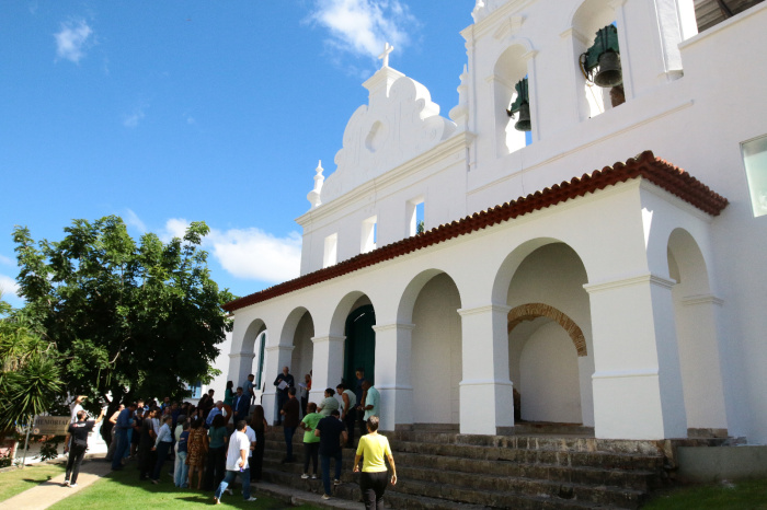 Entrega da refoma do frontispício do Convento de São Francisco