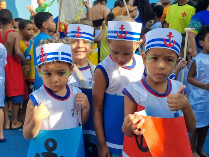 Samba, cultura e emoção marcam lançamento de projeto no CMEI TI Rubens Duarte de Albuquerque