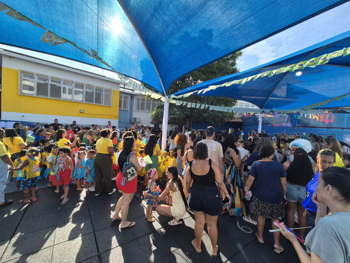 Samba, cultura e emoção marcam lançamento de projeto no CMEI TI Rubens Duarte de Albuquerque